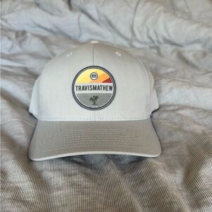 TravisMathew Gray Cap with Logo